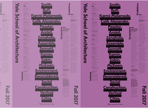 EAA – EMRE AROLAT ARCHITECTURE | Come Listen To Us At Yale This Fall